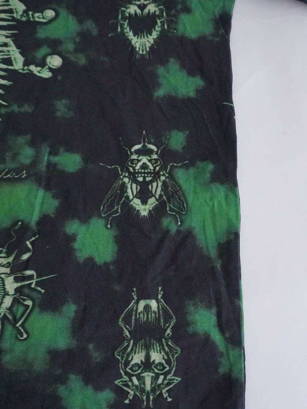 Creep Cast Black Green Bug Graphic Limited Release Streetwear Cotton Tee S - Picture 5 of 9